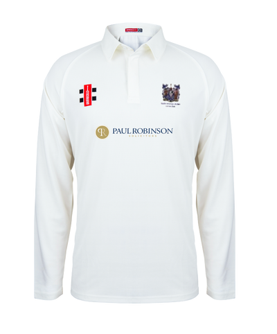 SOUTHEND EMT SENIOR MATRIX V2 LS CRICKET SHIRT