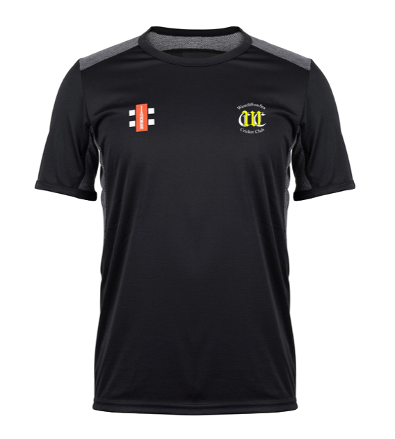 WESTCLIFF -ON-SEA CC SENIOR PRO PERFORMANCE TRAINING TEE SHIRT BLACK