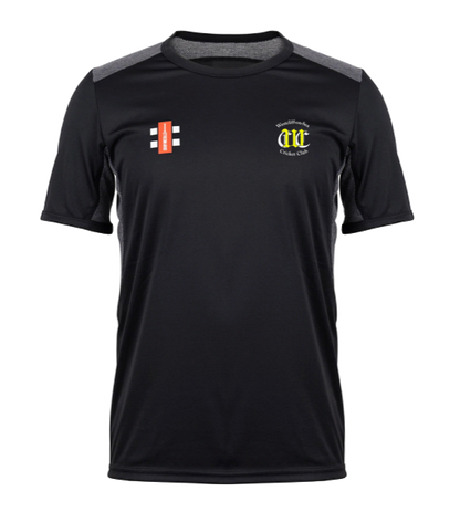 WESTCLIFF -ON-SEA CC SENIOR PRO PERFORMANCE TRAINING TEE SHIRT BLACK