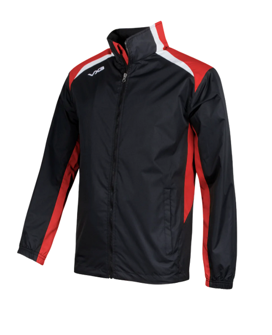 VX3 NOVUS FZ RAIN JACKET BLACK/RED/WHITE