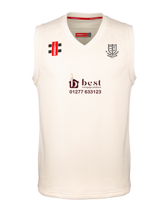 ST JOHNS BILLERICAY CC JUNIOR VELOCITY SLIPOVER IVORY