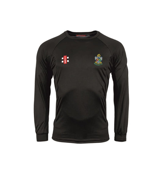 BENFLEET CC SENIOR LS MATRIX TEE SHIRT BLACK