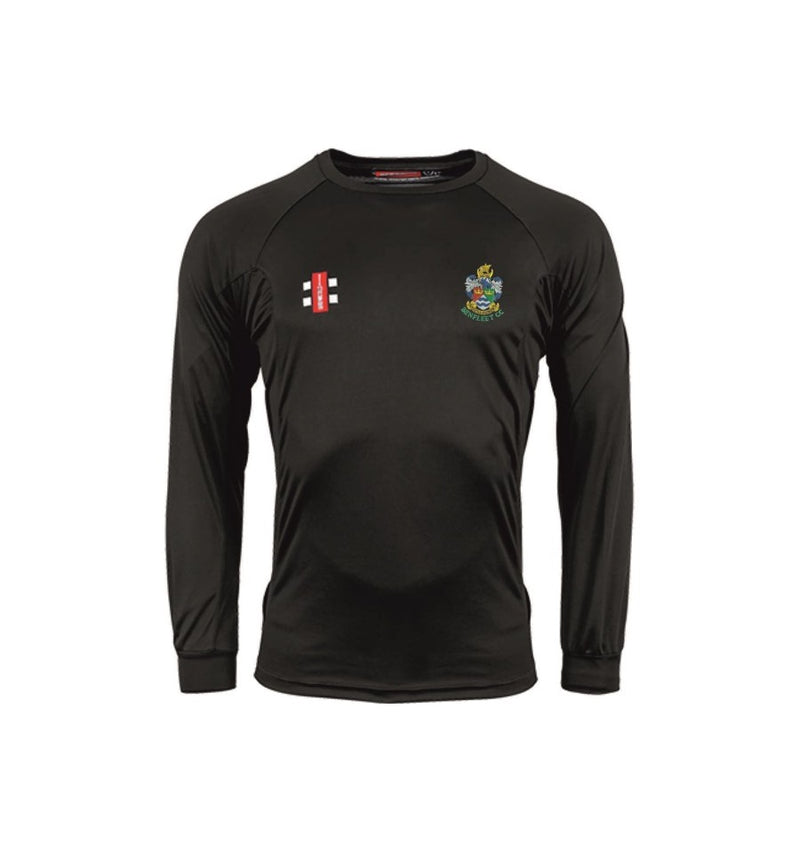 BENFLEET CC SENIOR LS MATRIX TEE SHIRT BLACK