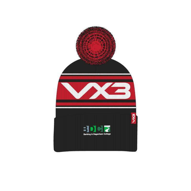 BARKING & DAGENHAM COLLEGE VX3 BOBBLE HAT